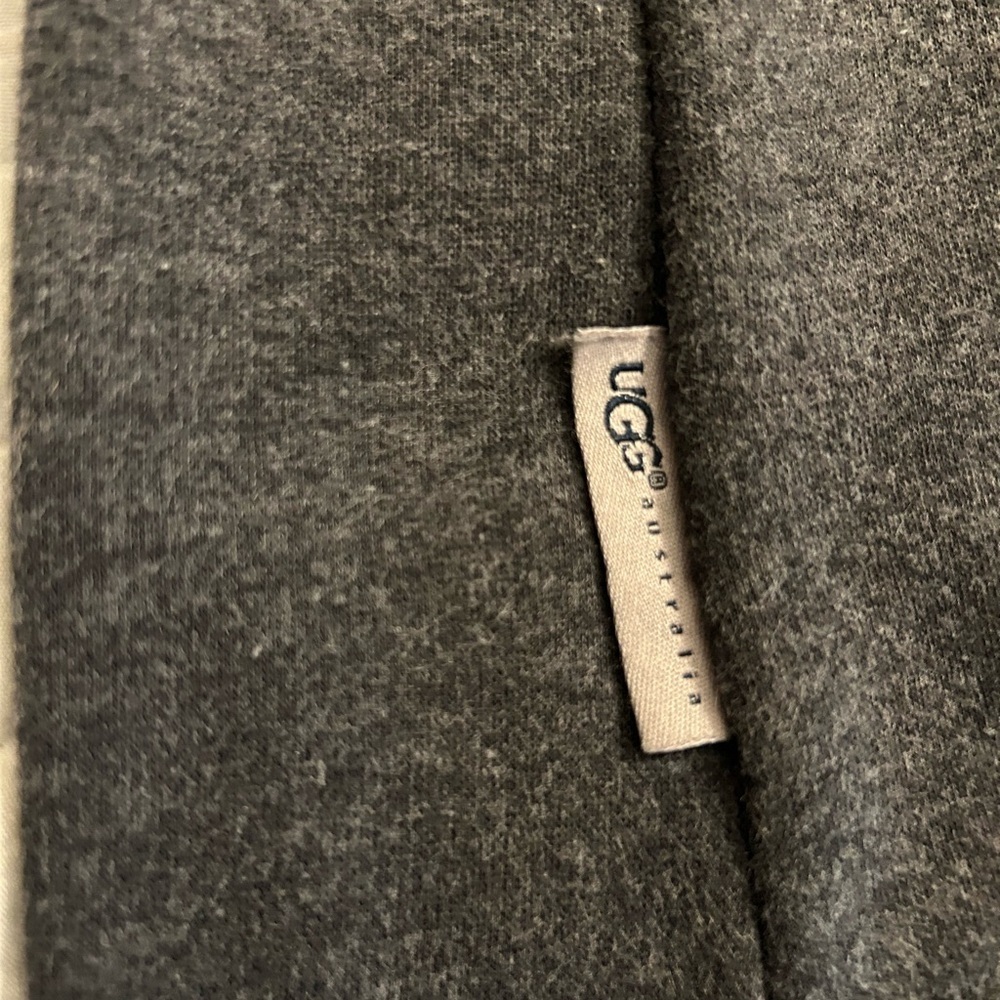 UGG Duffield Shawl Collar Robe – Super Soft Fleece – Gray – Size XL - Picture 5 of 9
